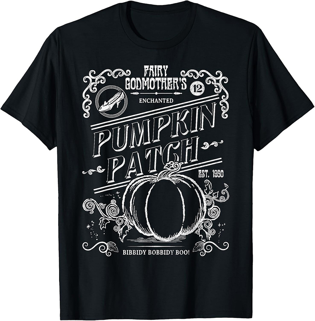 Disney Cinderella Halloween Pumpkin Patch T-Shirt