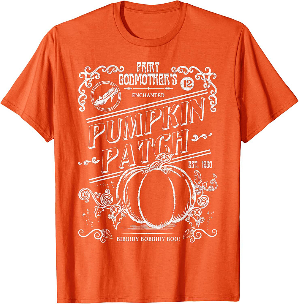 Disney Cinderella Halloween Pumpkin Patch T-Shirt