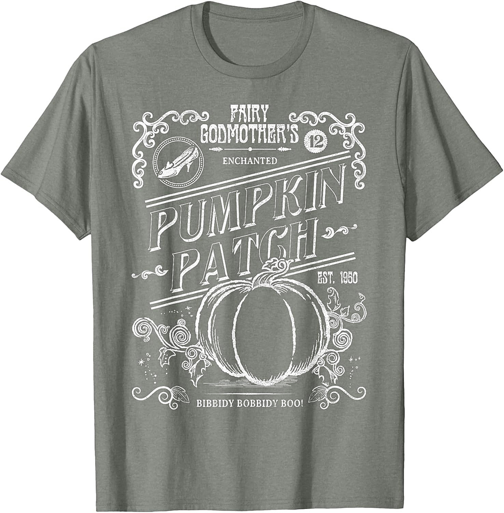 Disney Cinderella Halloween Pumpkin Patch T-Shirt