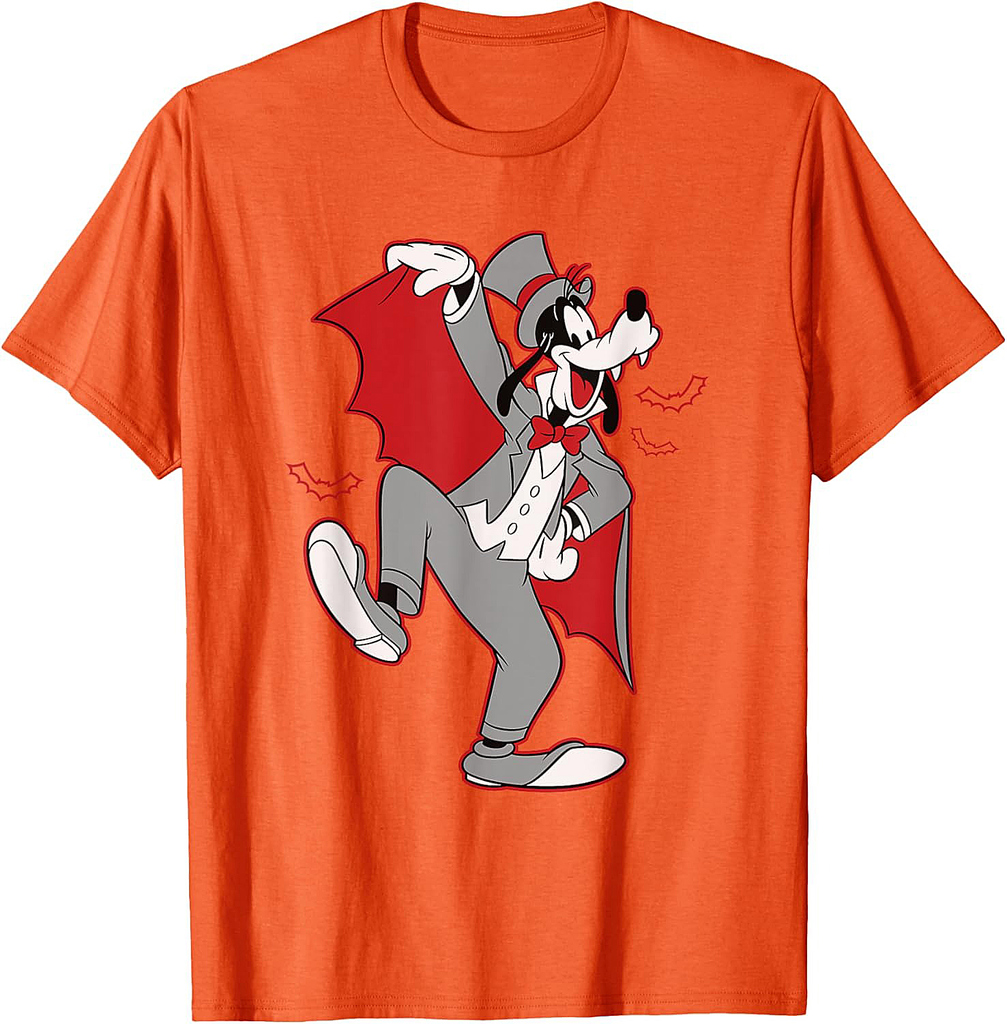 Disney Goofy in Dracula Costume Halloween T-Shirt