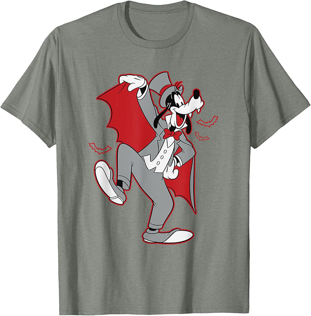 Disney Goofy in Dracula Costume Halloween T-Shirt