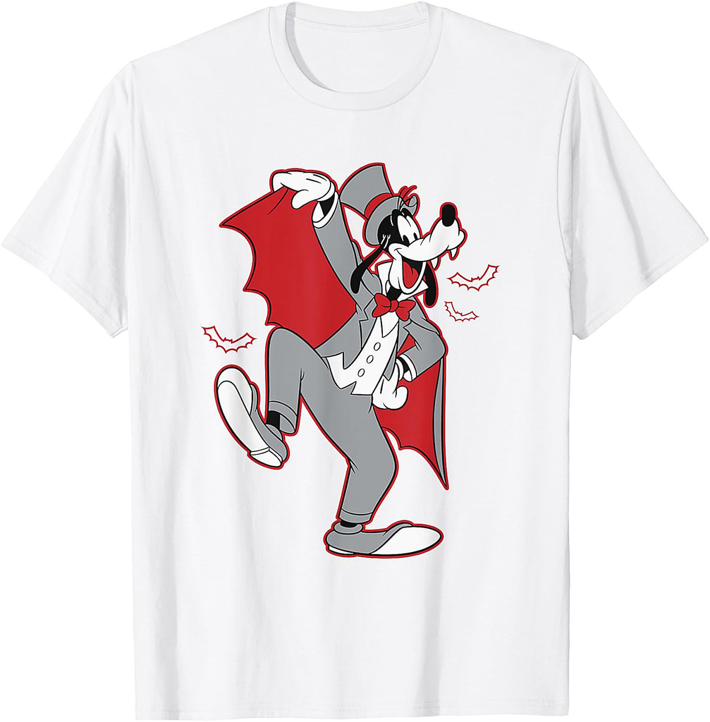 Disney Goofy in Dracula Costume Halloween T-Shirt