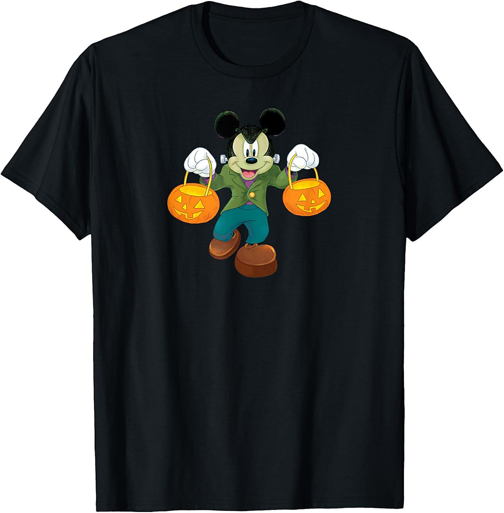 Disney Halloween Mickey Mouse Frankenstein T-Shirt