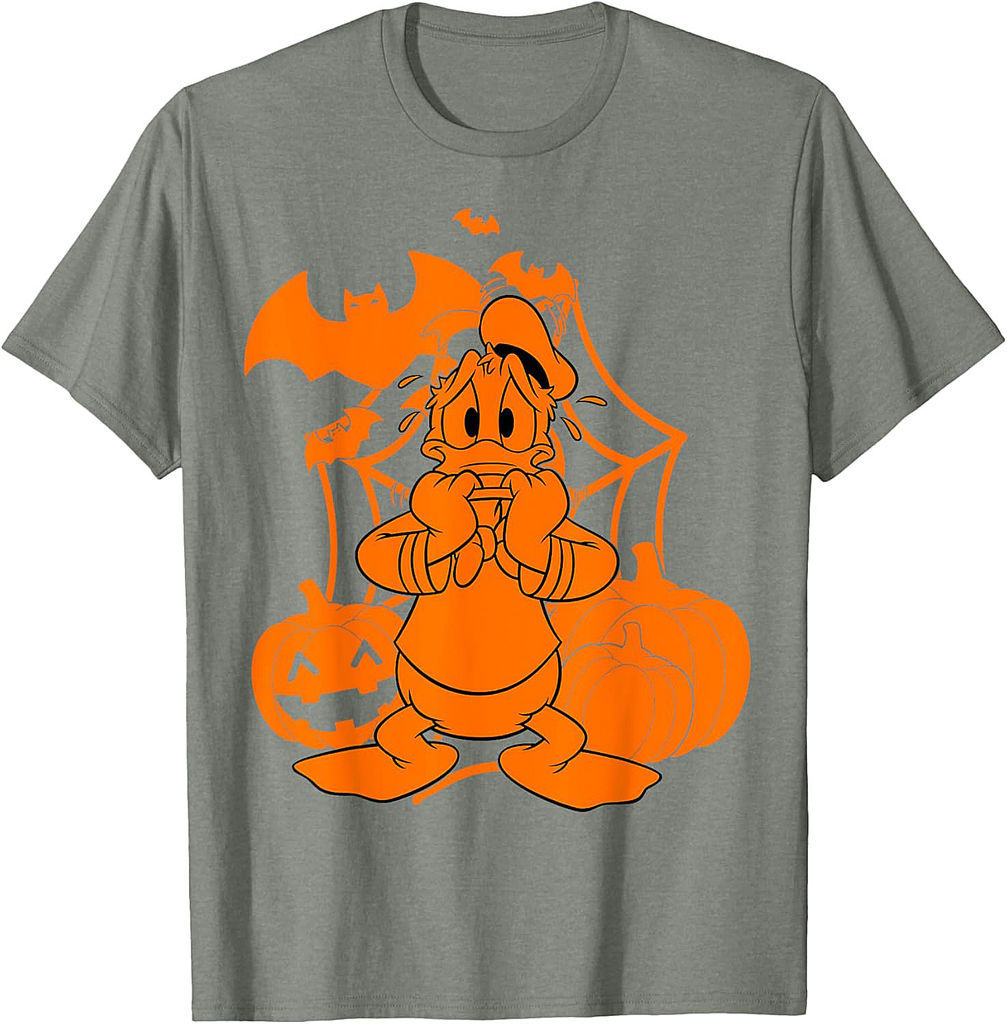 Disney Mickey & Friends Halloween Donald Duck Pumpkins T-Shirt