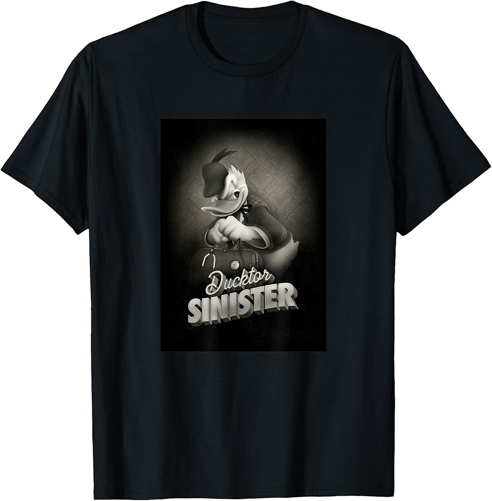 Disney Mickey And Friends Halloween Ducktor Sinister Donald T-Shirt