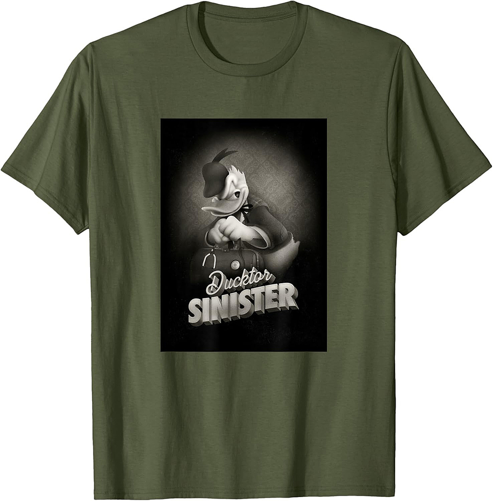 Disney Mickey And Friends Halloween Ducktor Sinister Donald T-Shirt