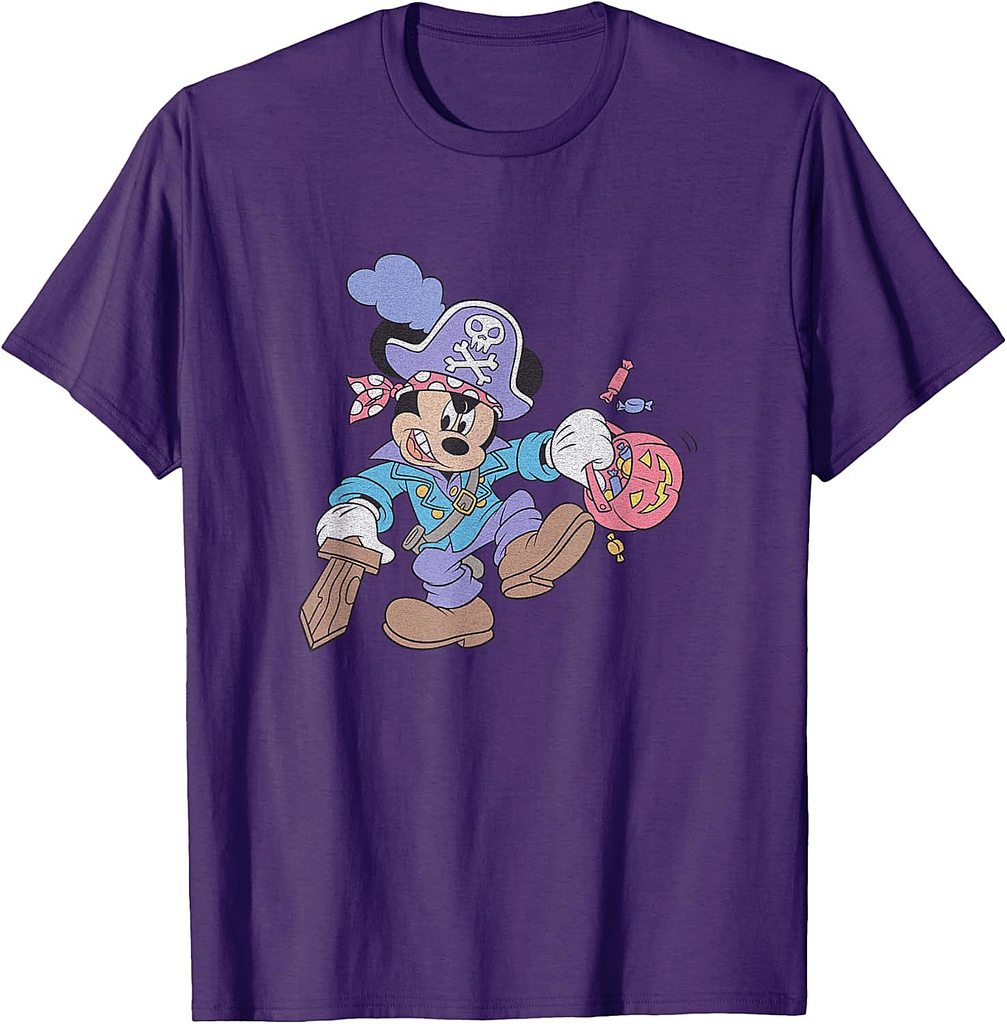 Disney Mickey And Friends Halloween Pirate Candy Costume T-Shirt