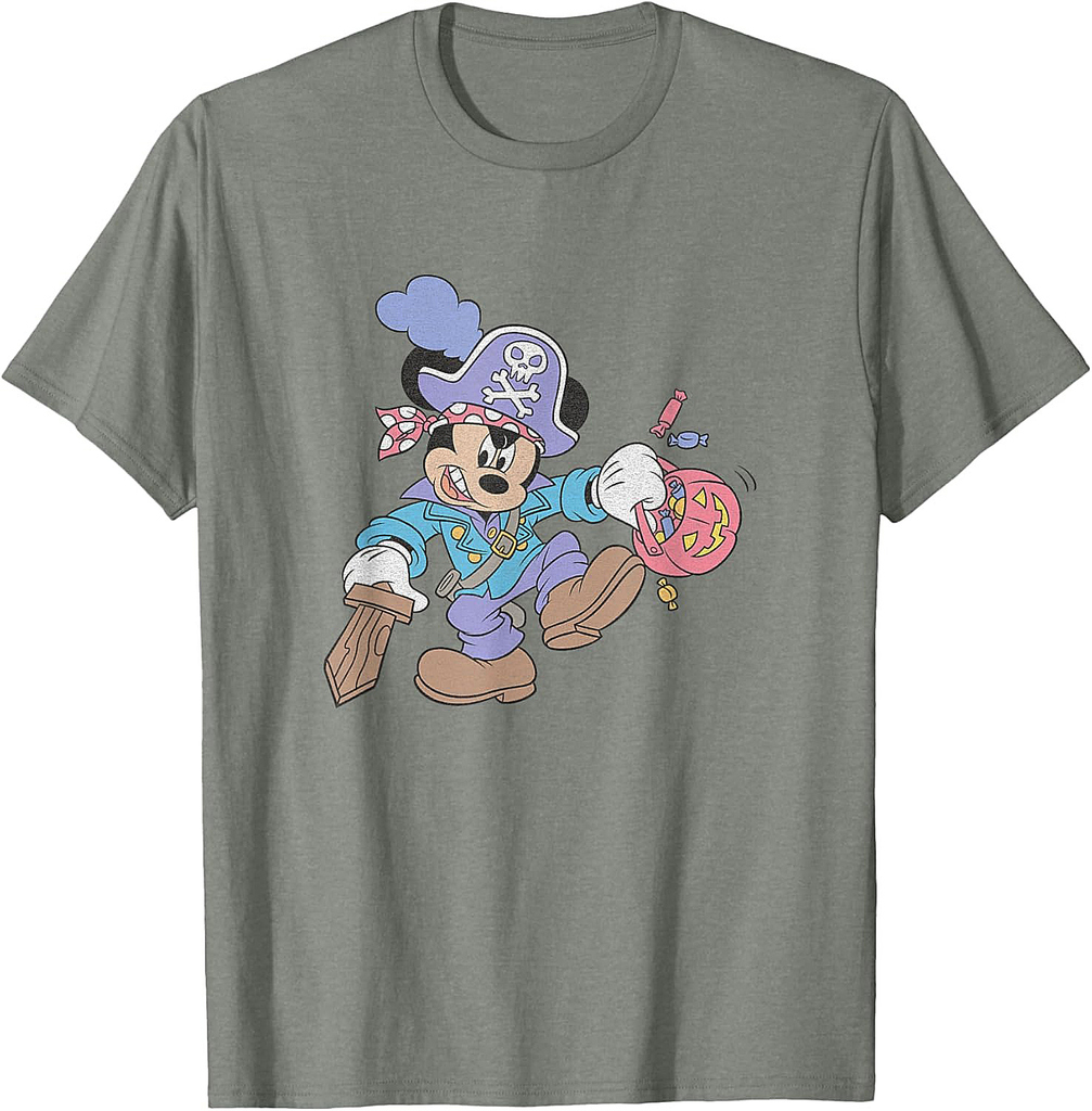 Disney Mickey And Friends Halloween Pirate Candy Costume T-Shirt