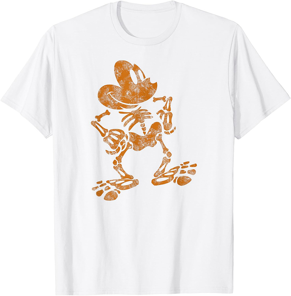 Disney Mickey Mouse Halloween Skeleton T-Shirt