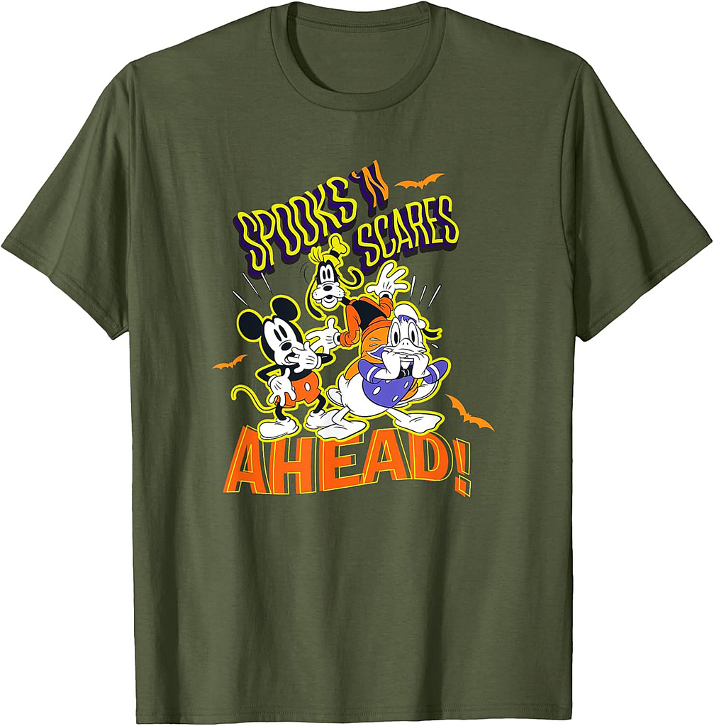 Disney Mickey and Friends Halloween Spooks 'N Scares T-Shirt