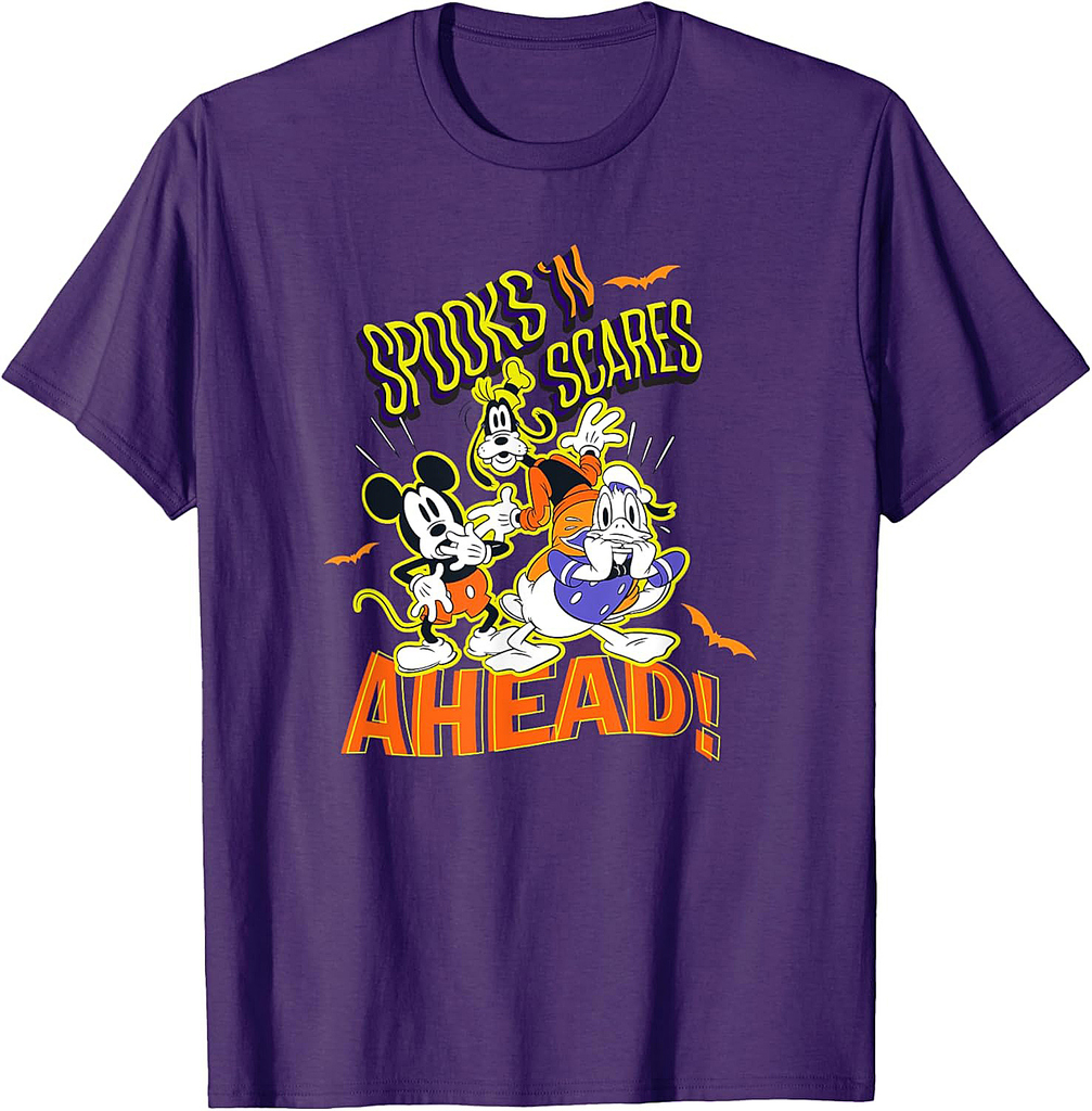 Disney Mickey and Friends Halloween Spooks 'N Scares T-Shirt
