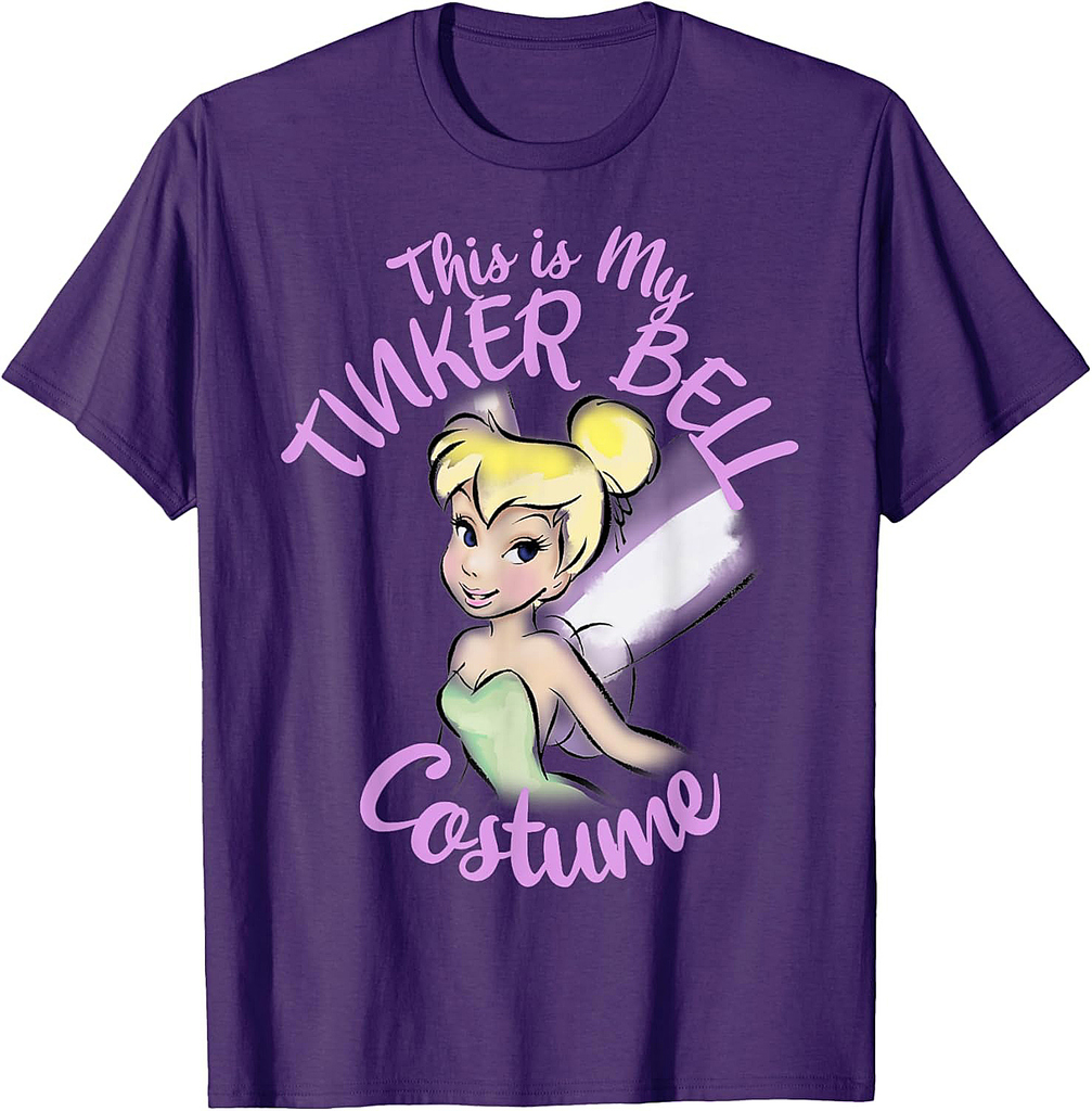 Disney Peter Pan This Is My Tinker Bell Costume Halloween T-Shirt