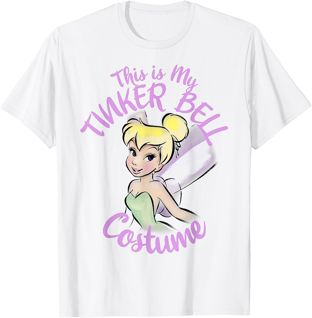 Disney Peter Pan This Is My Tinker Bell Costume Halloween T-Shirt