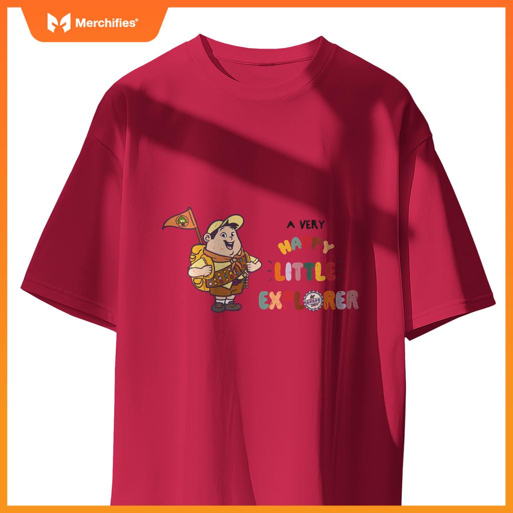 Disney Pixar Up Russell A Very Happy Little Explorer Logo T-Shirt