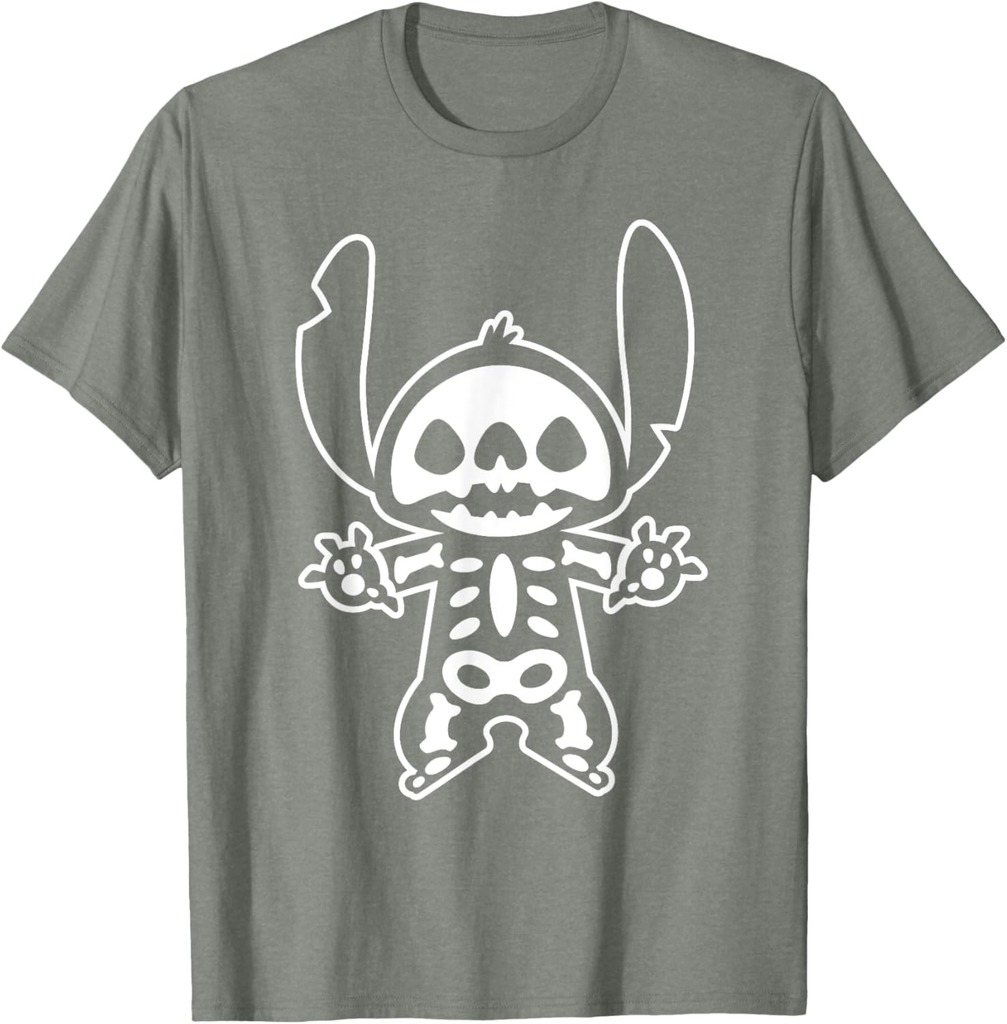 Disney Stitch Halloween Skeleton T-Shirt