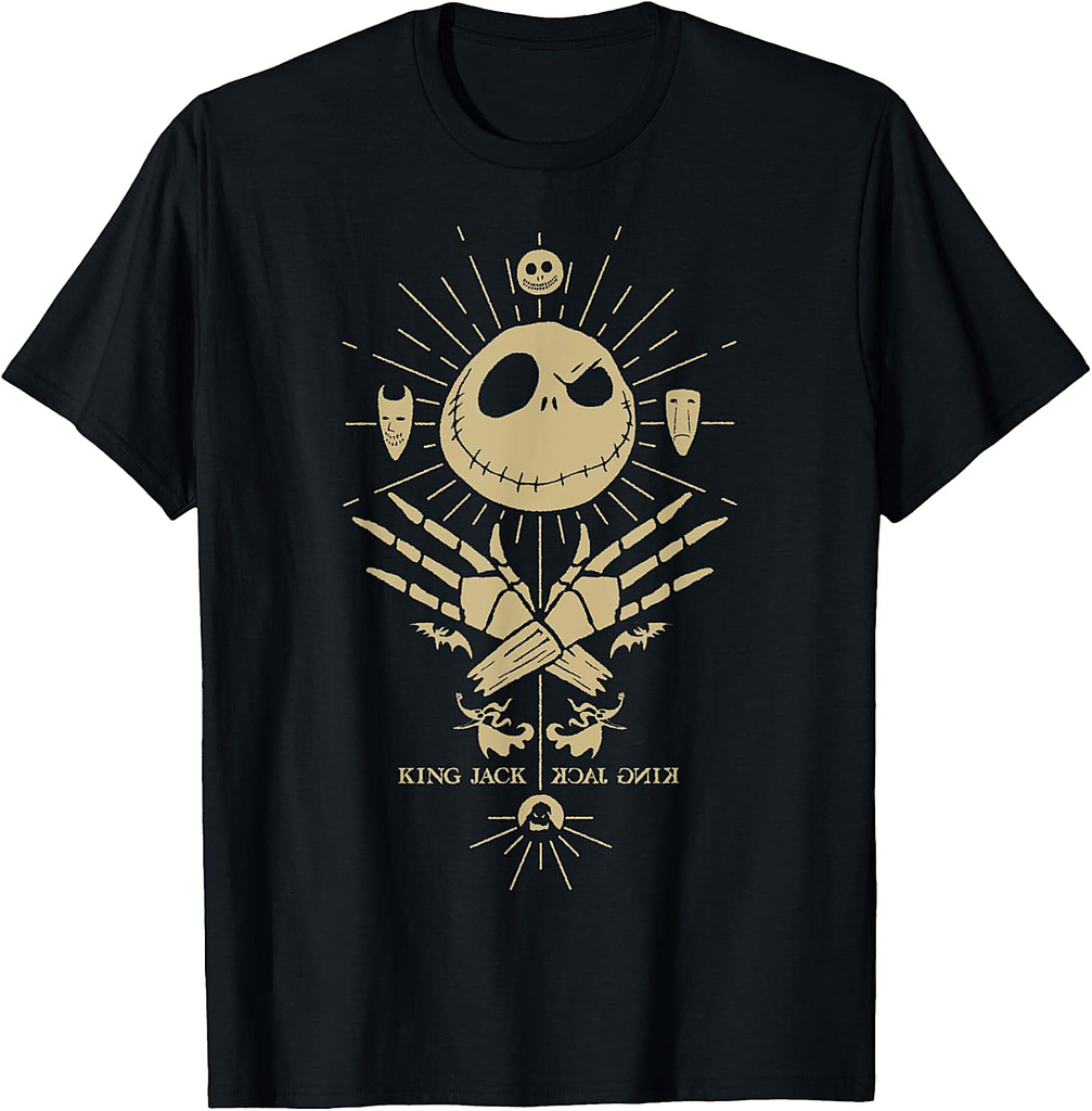 Disney The Nightmare Before Christmas Halloween King Jack T-Shirt