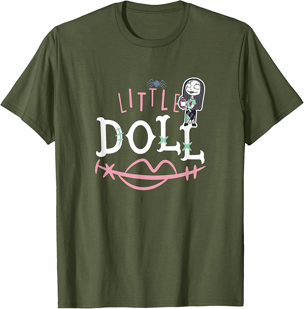 Disney The Nightmare Before Christmas Halloween Little Doll T-Shirt