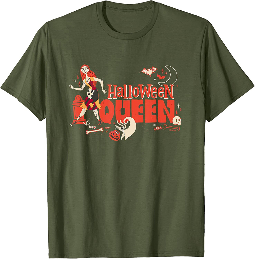 Disney The Nightmare Before Christmas Sally Halloween Queen T-Shirt