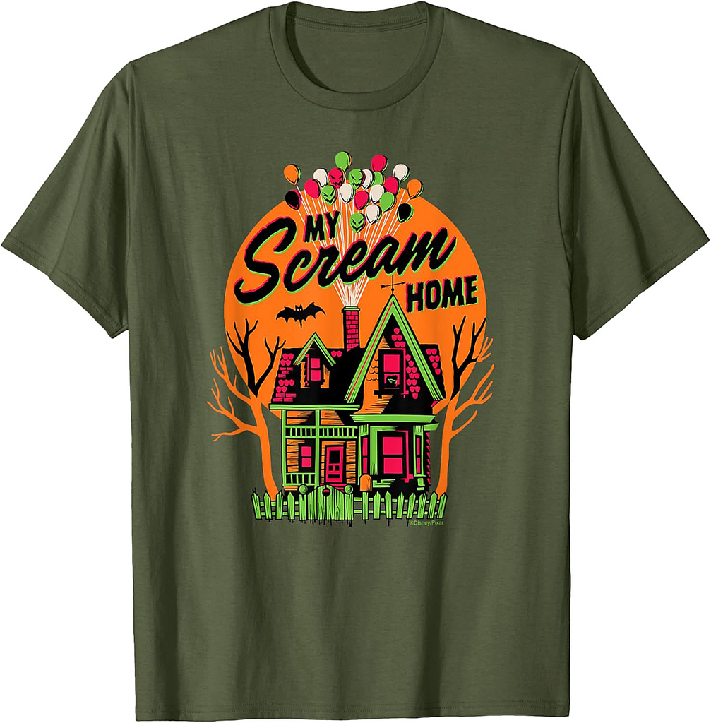 Disney and Pixar’s Up My SCREAM Home Halloween T-Shirt