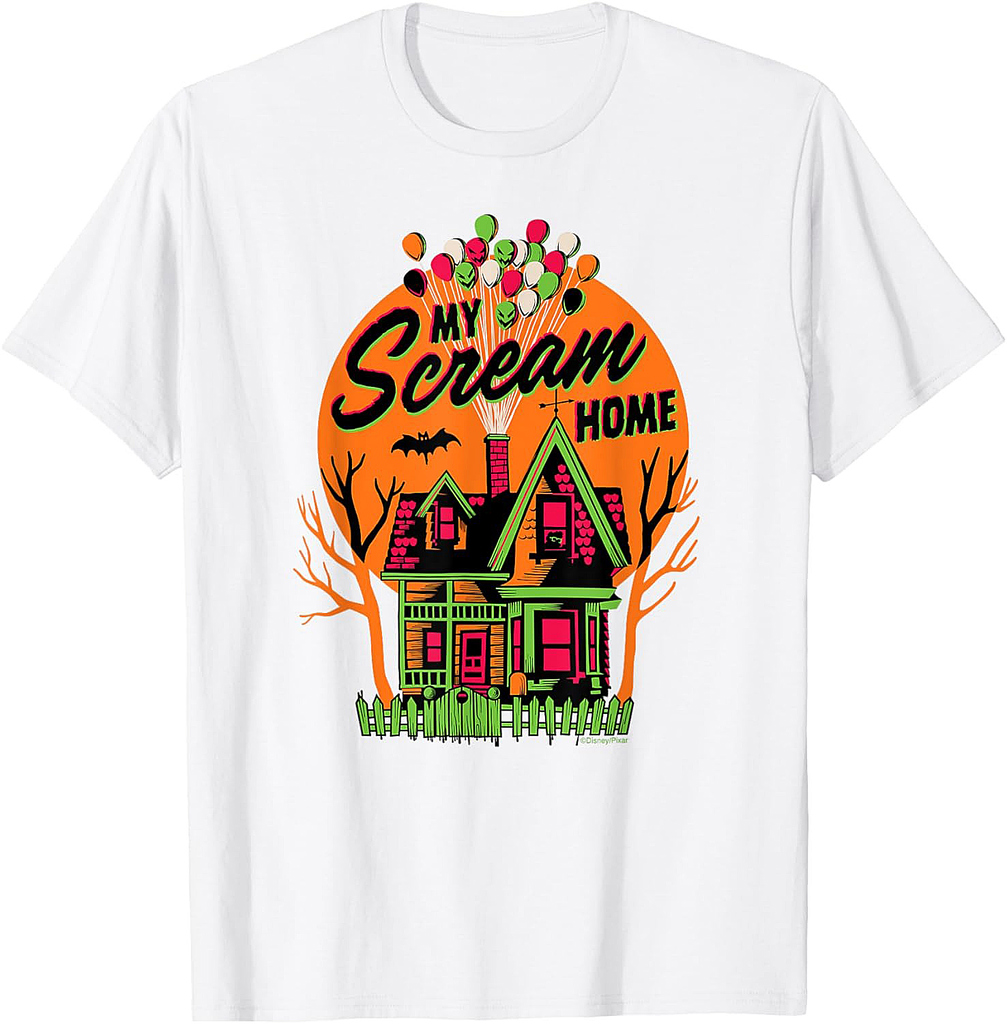 Disney and Pixar’s Up My SCREAM Home Halloween T-Shirt