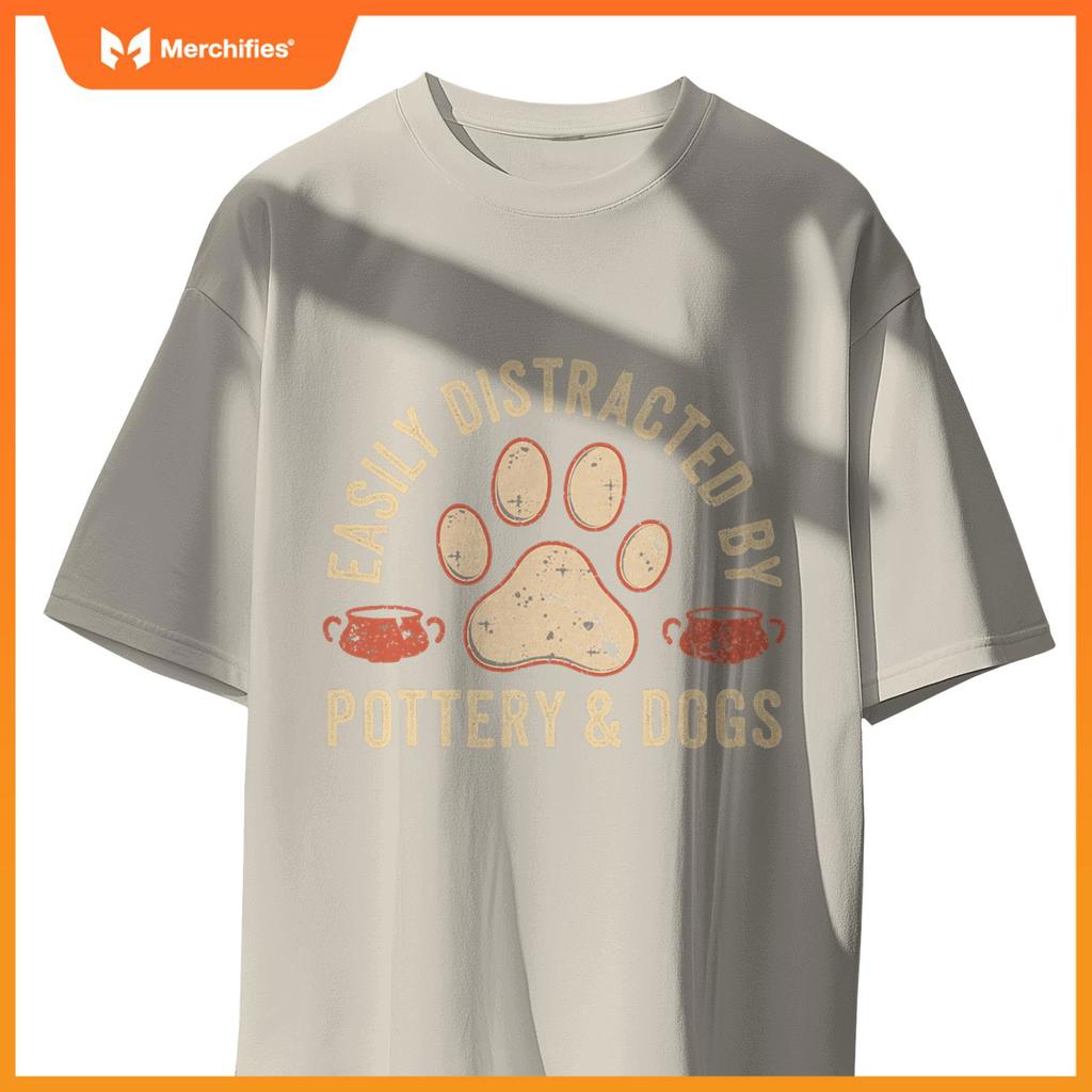 Dogs And Pottery Ceramic Artist T-Shirt