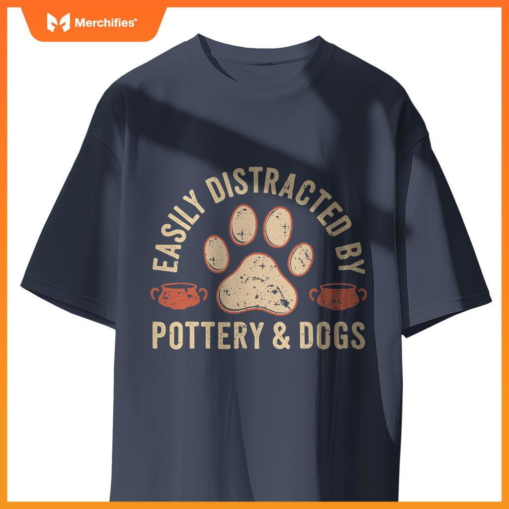 Dogs And Pottery Ceramic Artist T-Shirt