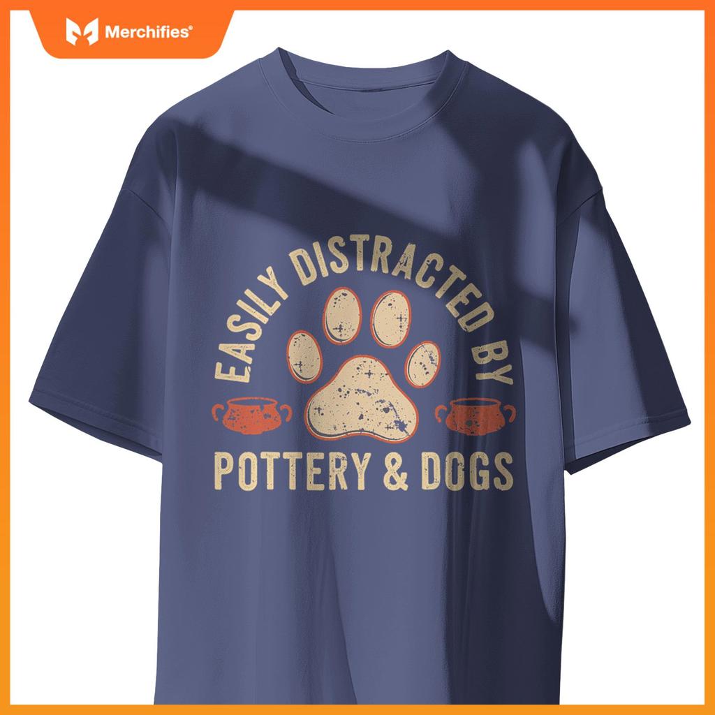 Dogs And Pottery Ceramic Artist T-Shirt