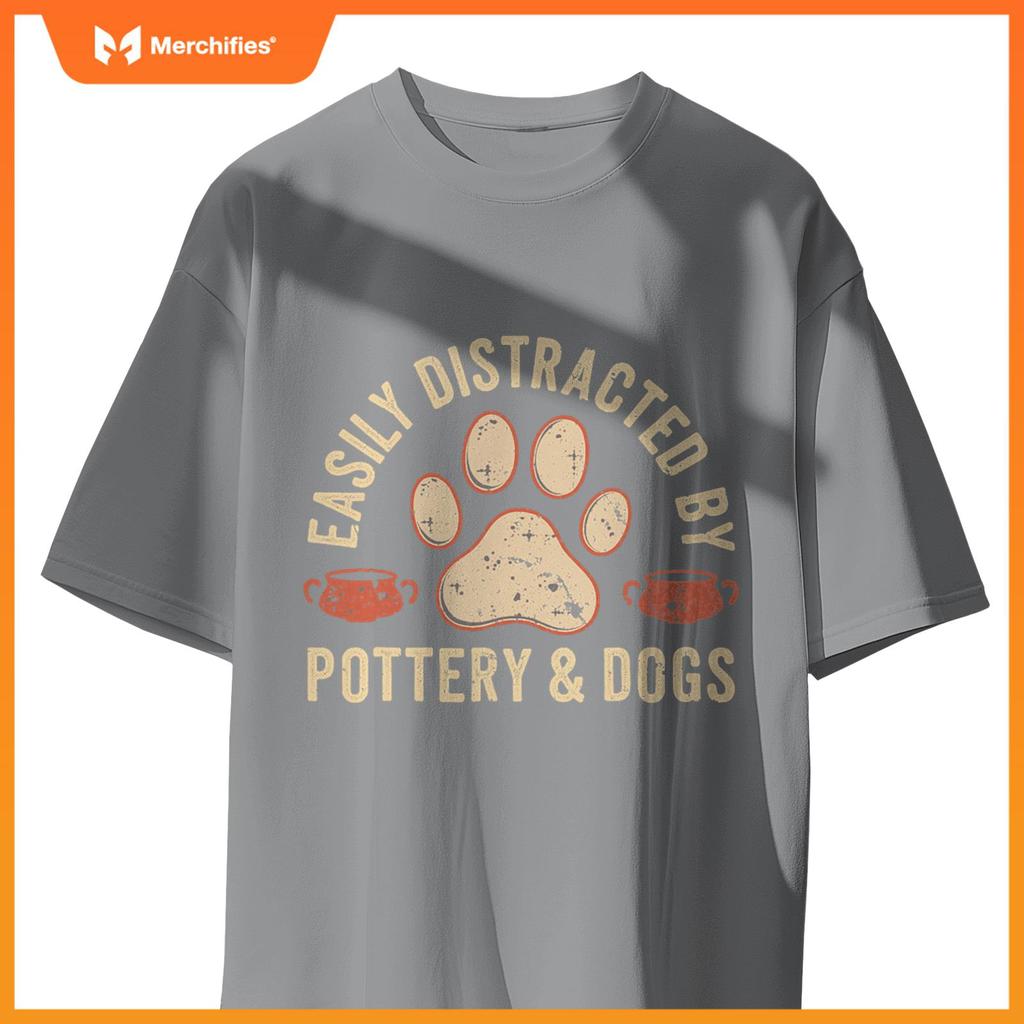 Dogs And Pottery Ceramic Artist T-Shirt