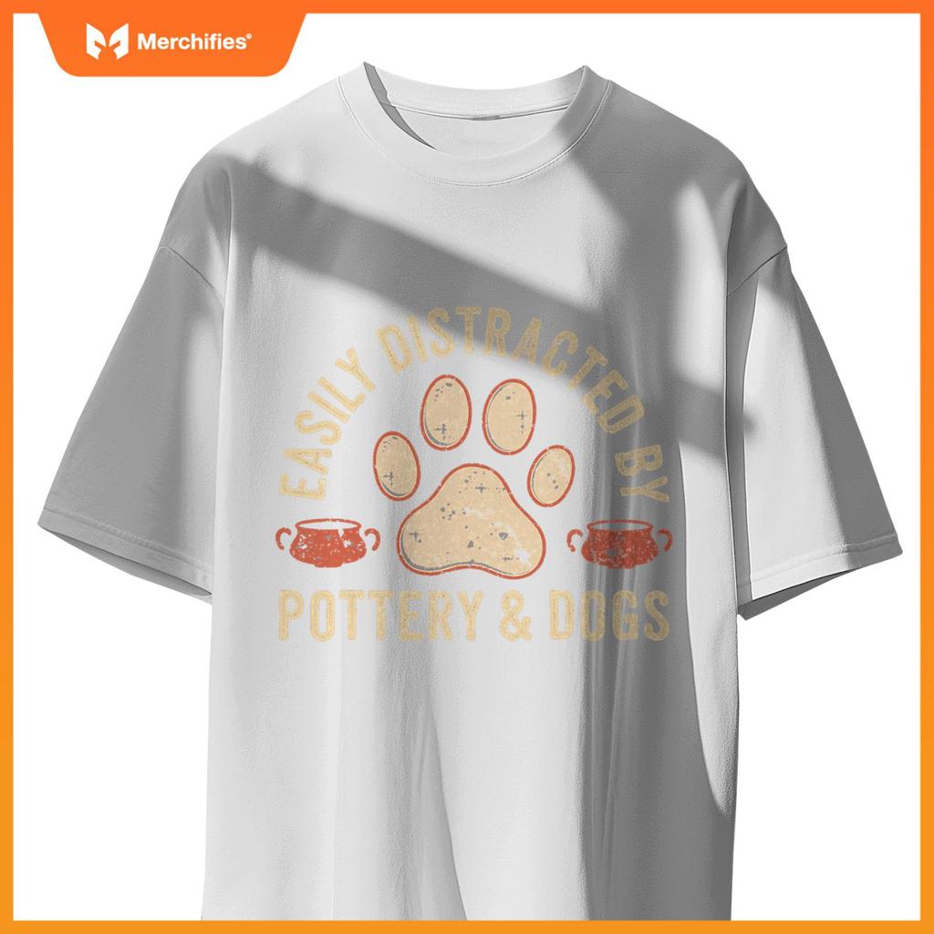 Dogs And Pottery Ceramic Artist T-Shirt