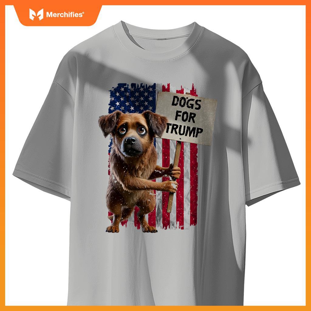 Dogs For Trump Pet Springfield They Eating Dogs And Cats T-Shirt