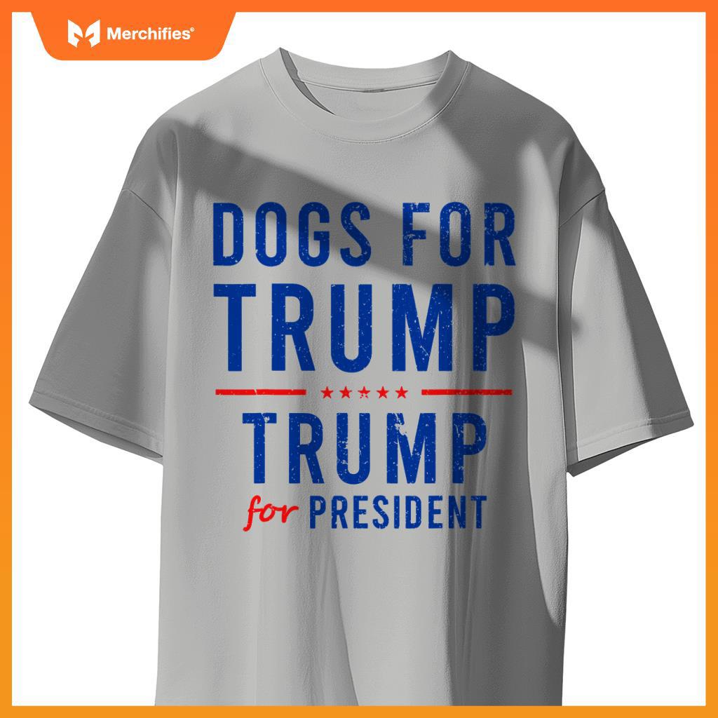 Dogs For Trump USA Election Presidential Debate T-Shirt