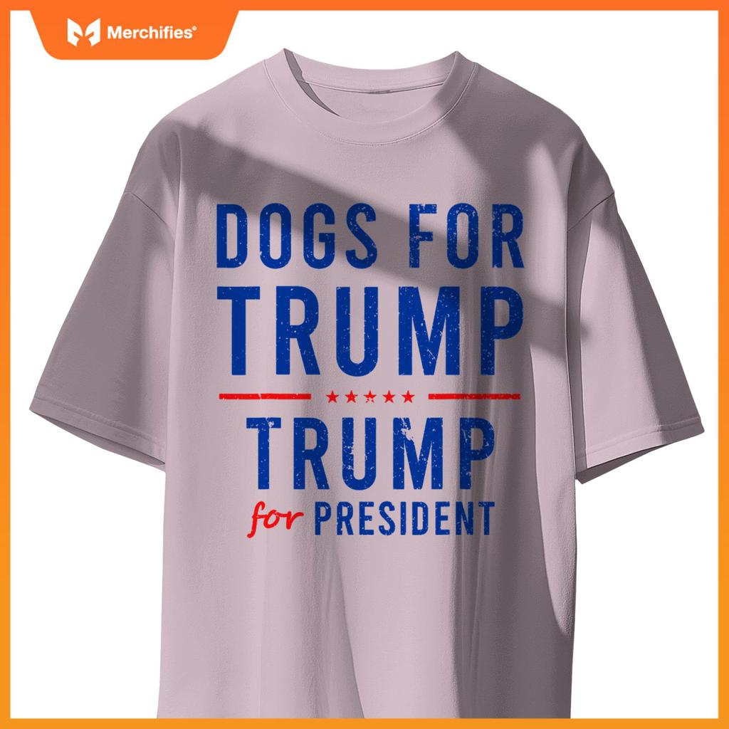 Dogs For Trump USA Election Presidential Debate T-Shirt