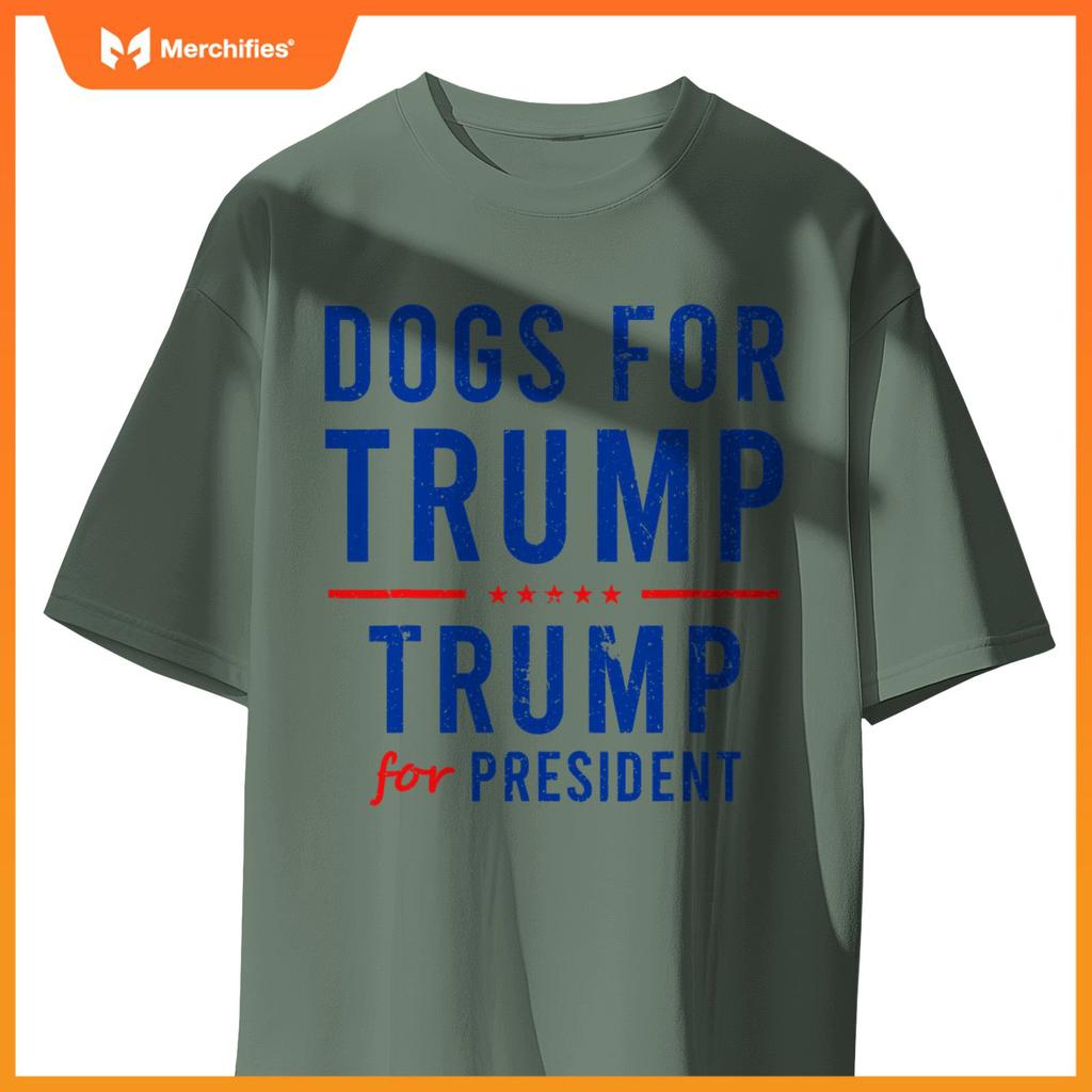 Dogs For Trump USA Election Presidential Debate T-Shirt