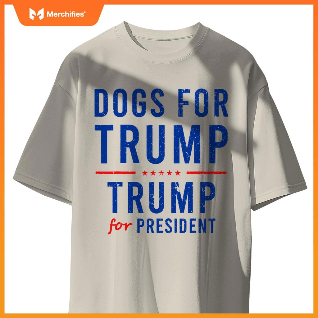 Dogs For Trump USA Election Presidential Debate T-Shirt