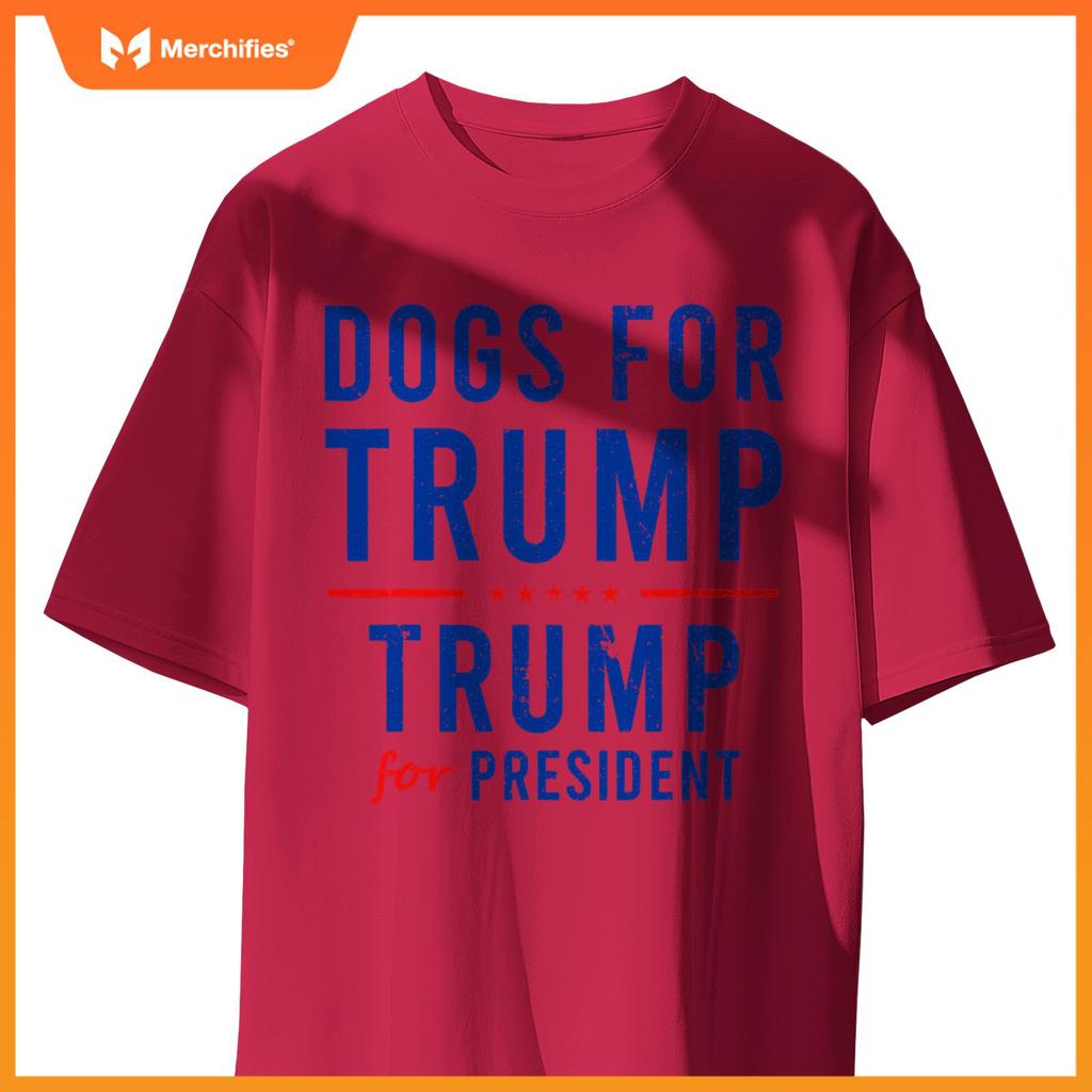 Dogs For Trump USA Election Presidential Debate T-Shirt