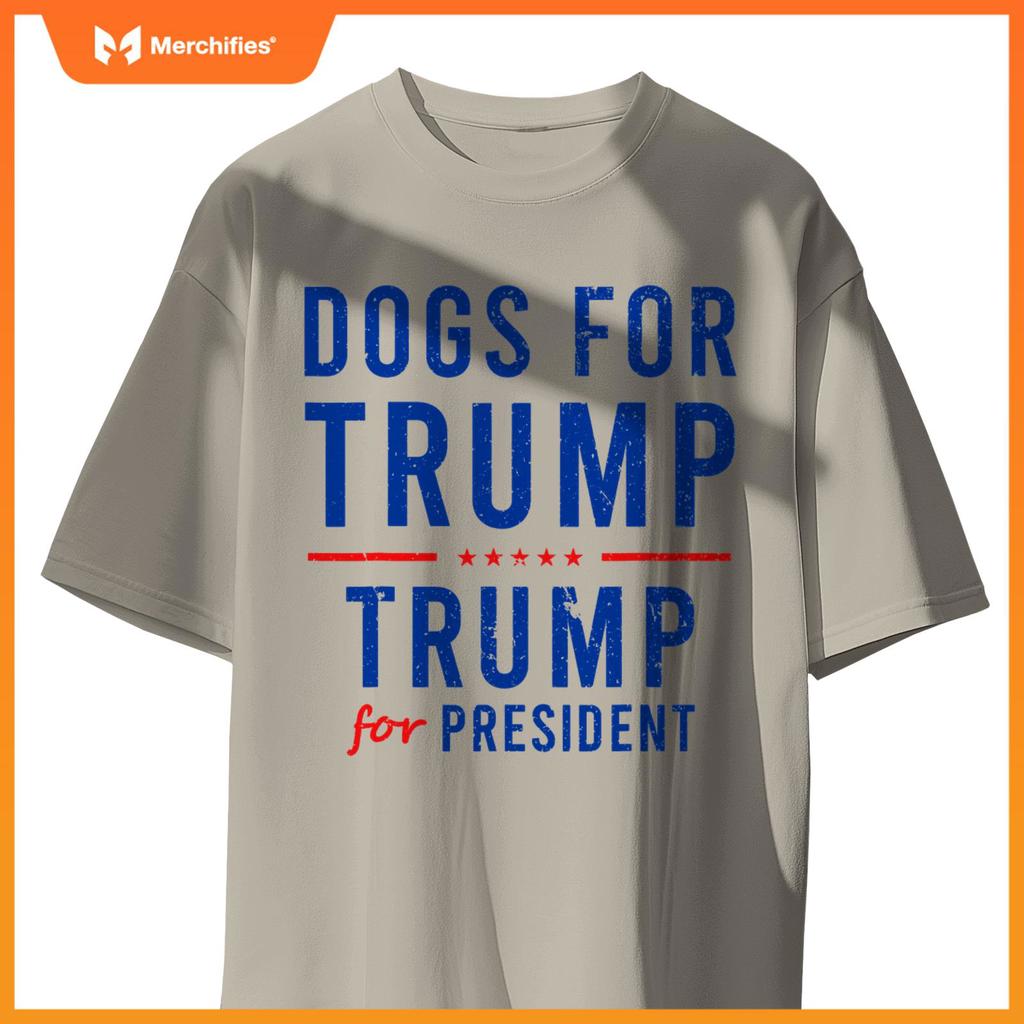 Dogs For Trump USA Election Presidential Debate T-Shirt