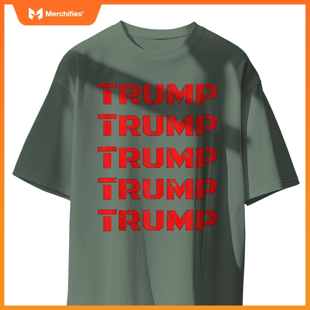 Donald Trump 2024 Take America Back American Flag Patriotic T-Shirt