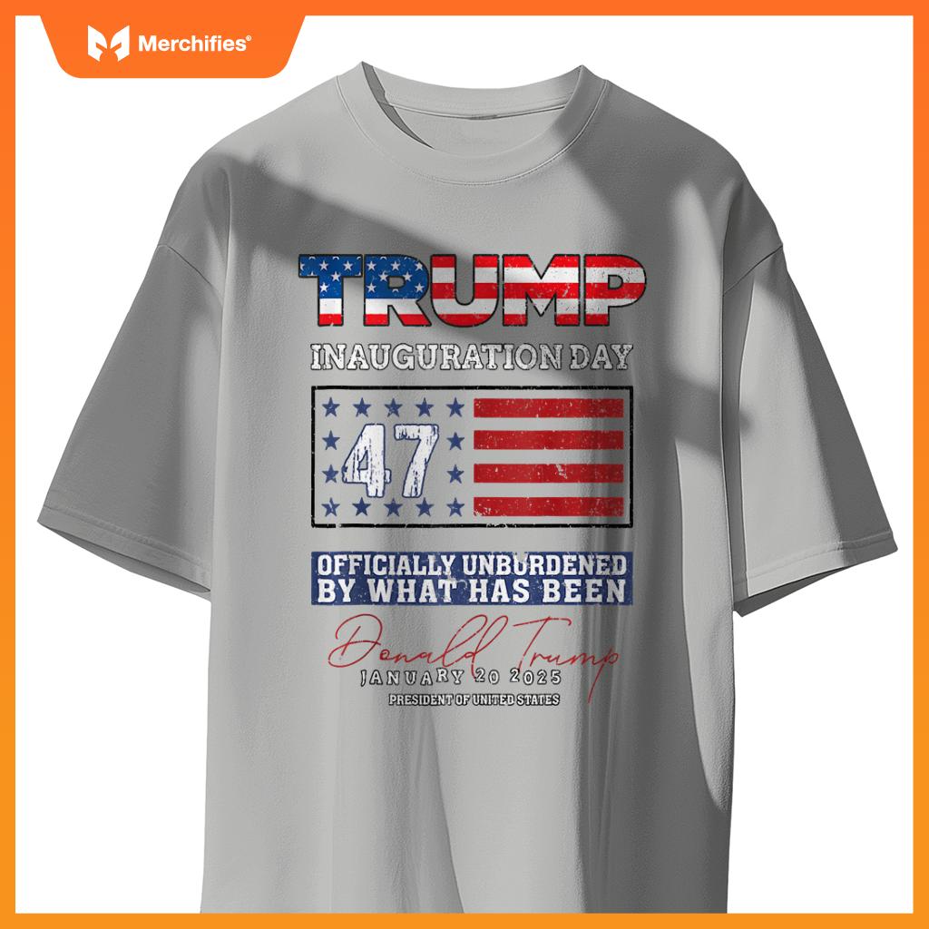 Donald Trump 47th President 2025 Inauguration USA Patriotic T-Shirt