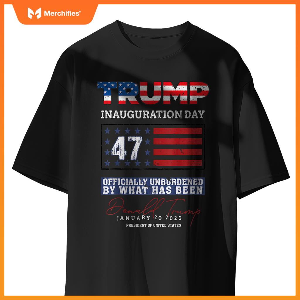Donald Trump 47th President 2025 Inauguration USA Patriotic T-Shirt