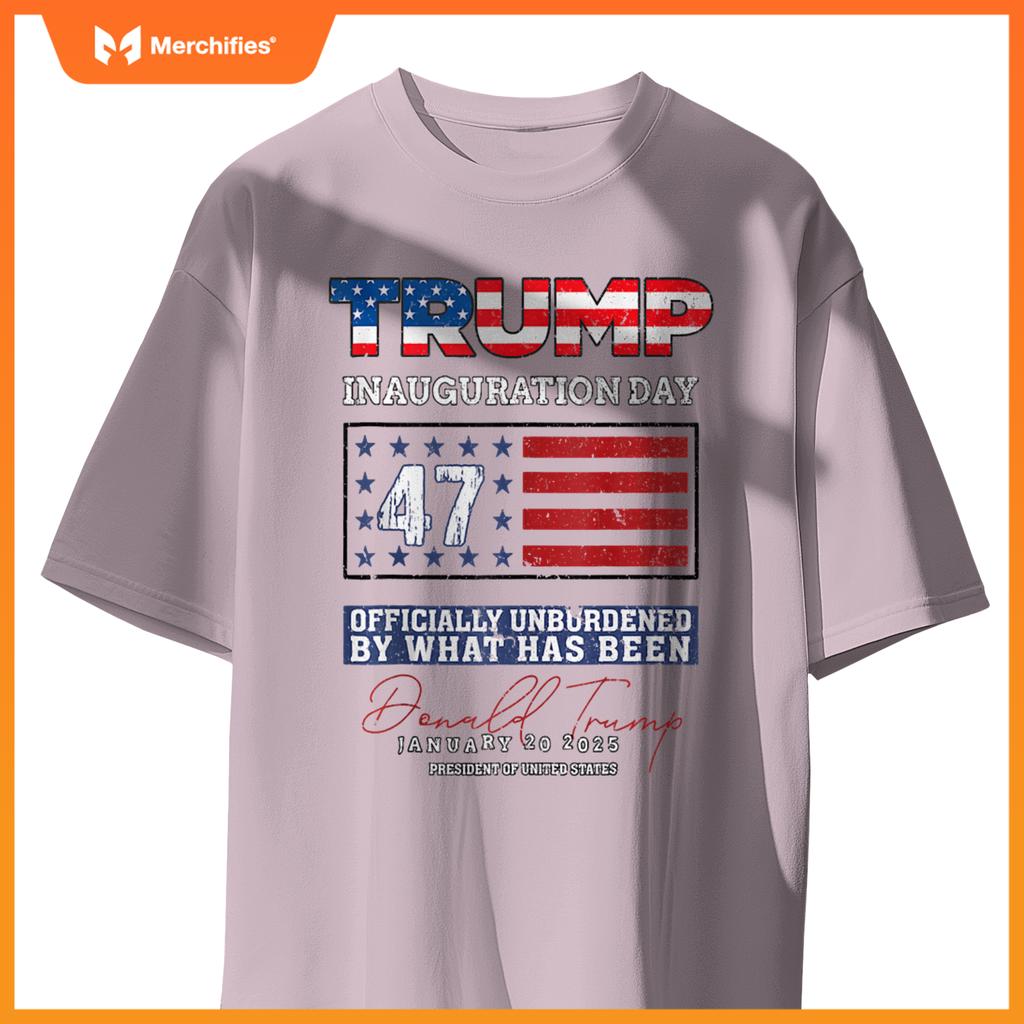 Donald Trump 47th President 2025 Inauguration USA Patriotic T-Shirt