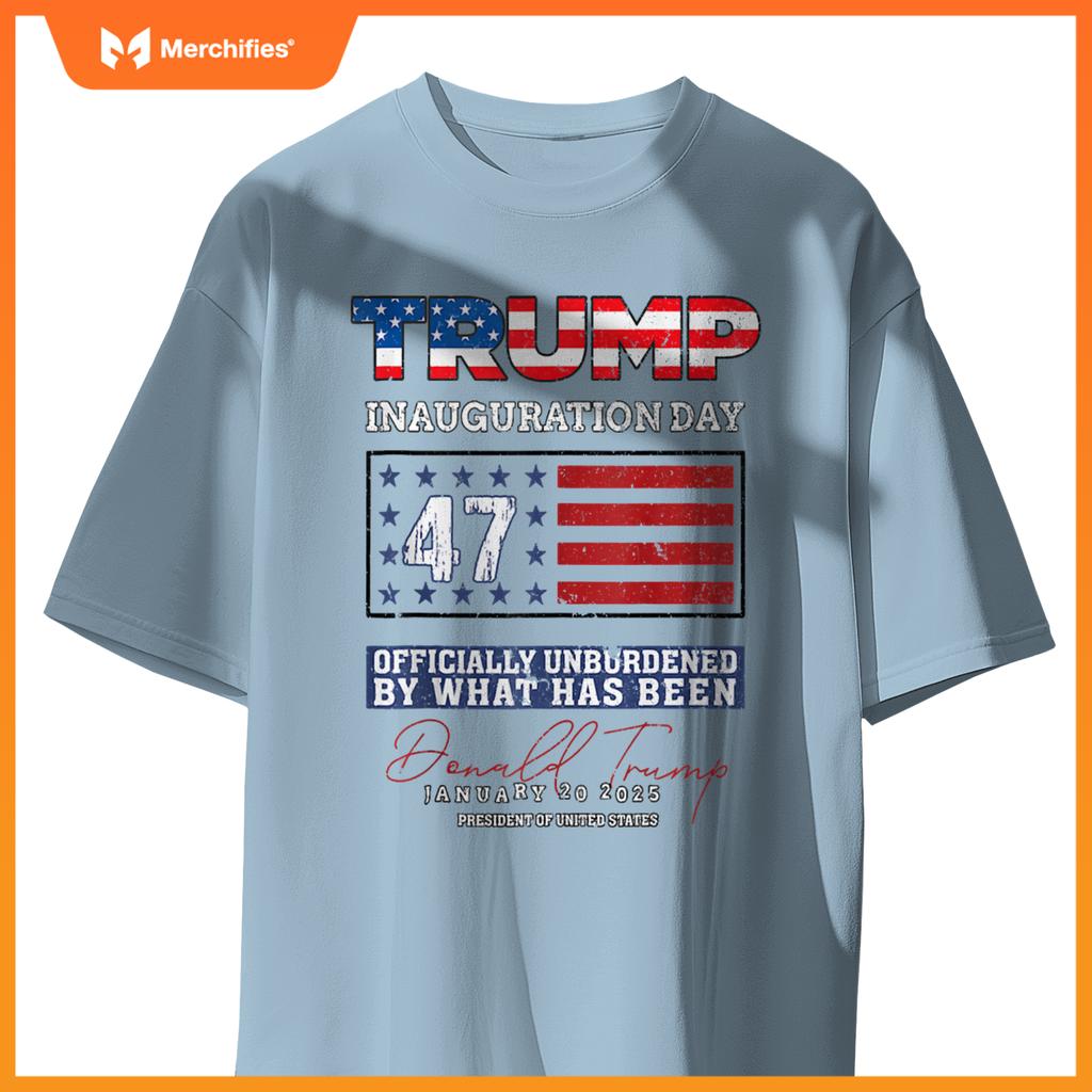 Donald Trump 47th President 2025 Inauguration USA Patriotic T-Shirt