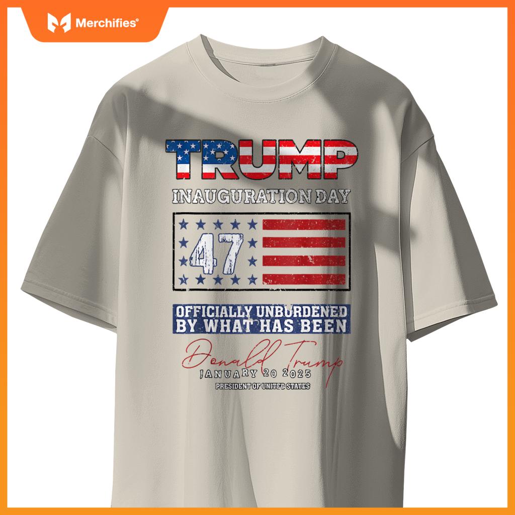 Donald Trump 47th President 2025 Inauguration USA Patriotic T-Shirt