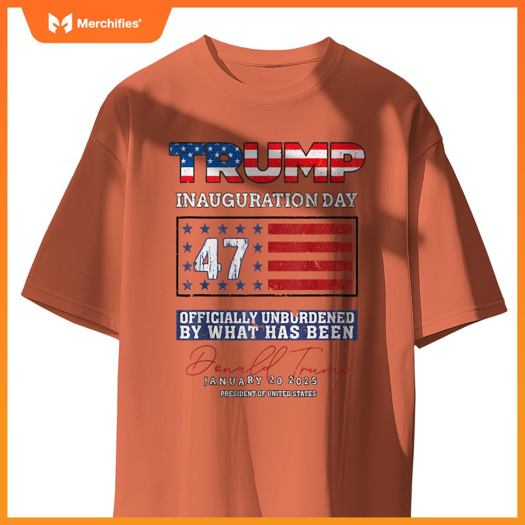 Donald Trump 47th President 2025 Inauguration USA Patriotic T-Shirt