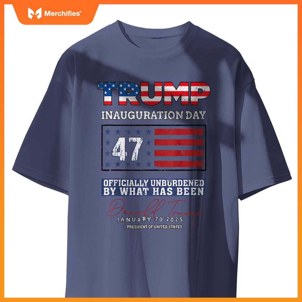Donald Trump 47th President 2025 Inauguration USA Patriotic T-Shirt