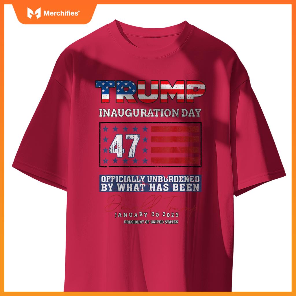 Donald Trump 47th President 2025 Inauguration USA Patriotic T-Shirt