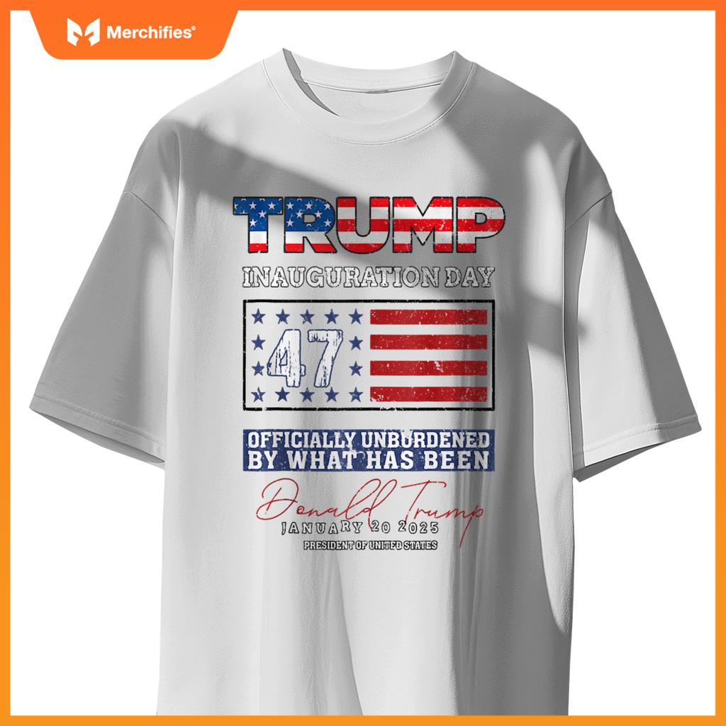 Donald Trump 47th President 2025 Inauguration USA Patriotic T-Shirt