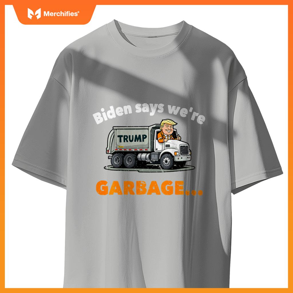 Donald Trump rides a garbage truck T-Shirt