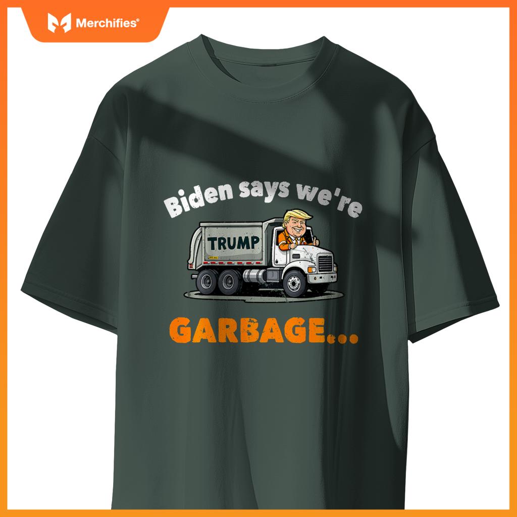 Donald Trump rides a garbage truck T-Shirt