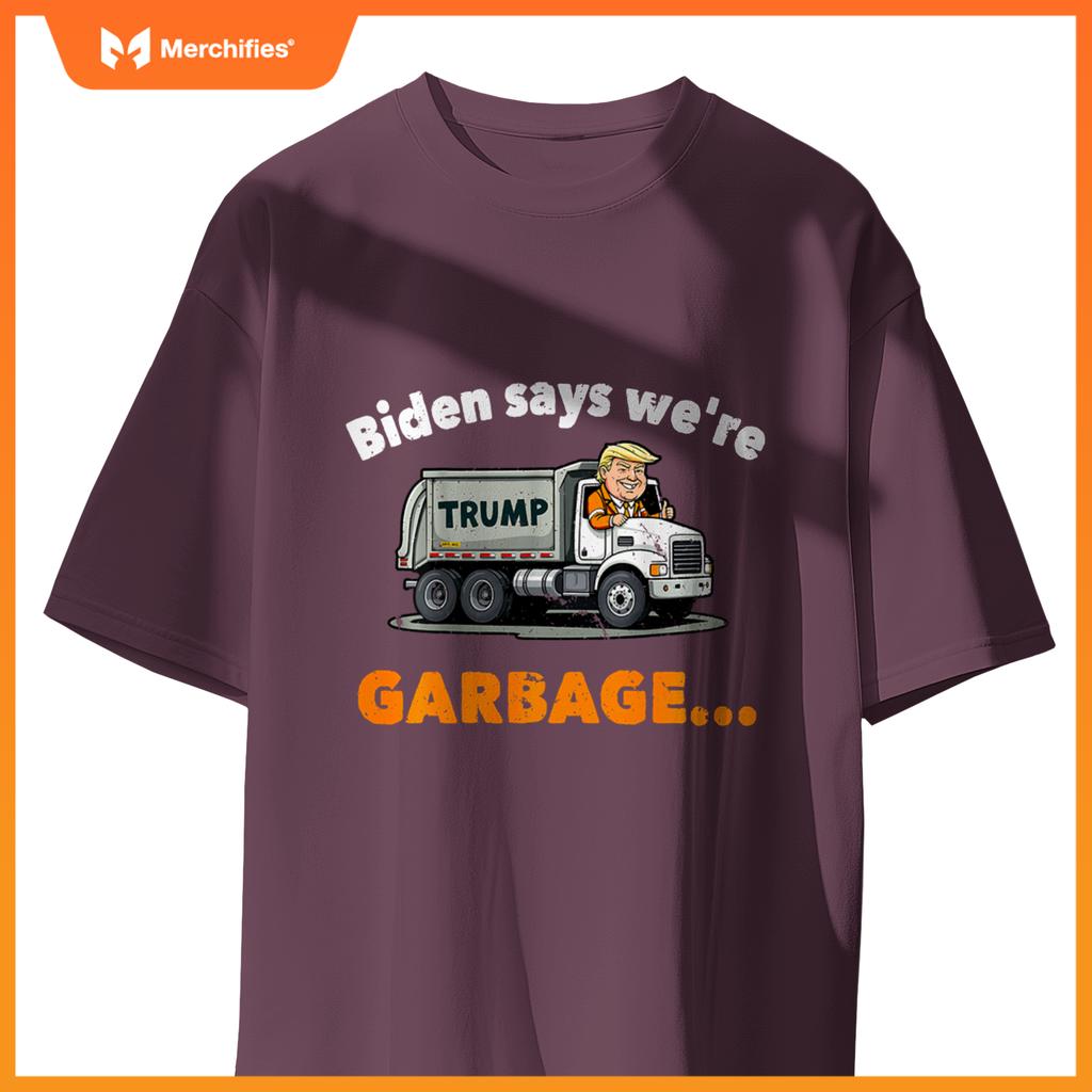 Donald Trump rides a garbage truck T-Shirt