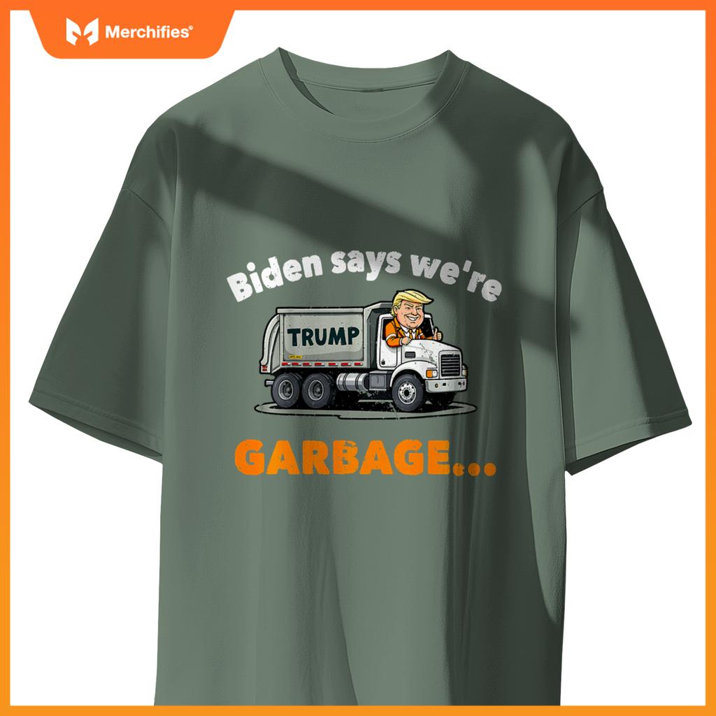 Donald Trump rides a garbage truck T-Shirt